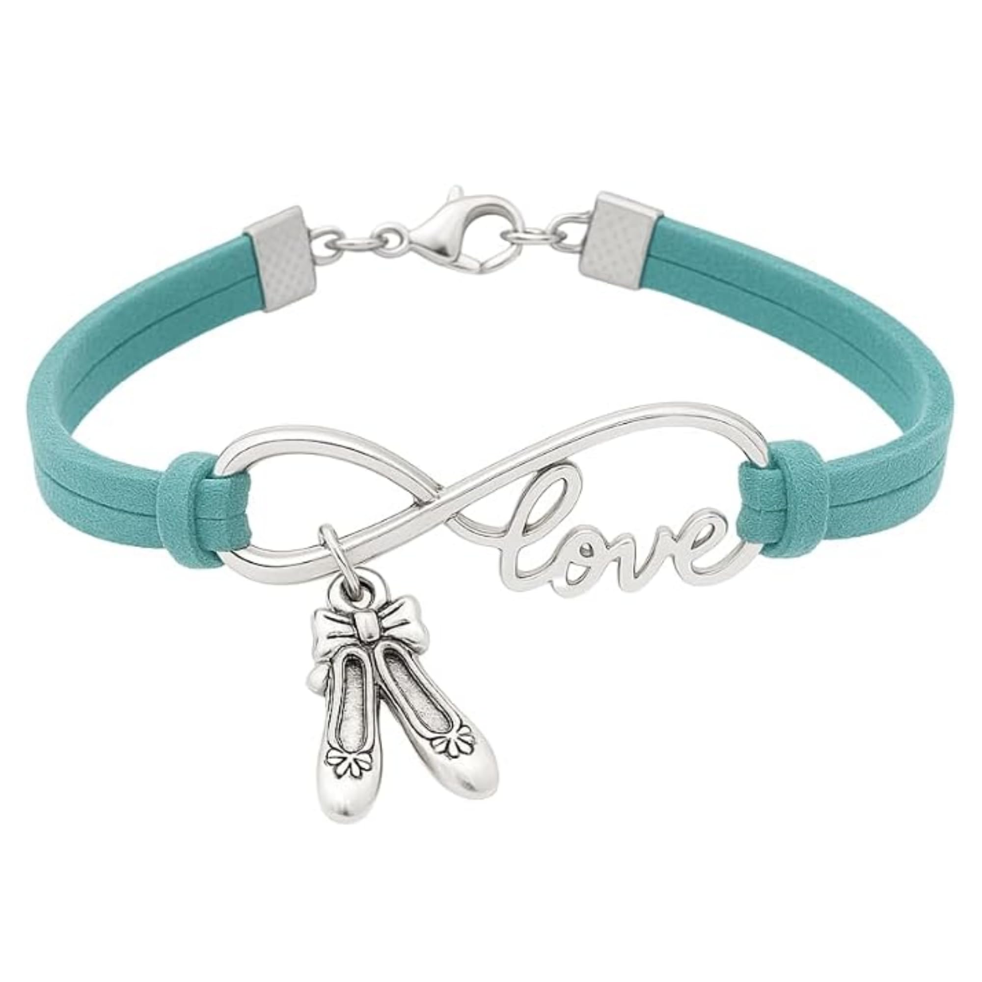 Sportybella Infinity Love Dance Charm Bracelet - Gift for Dance Recitals &amp; Dancers