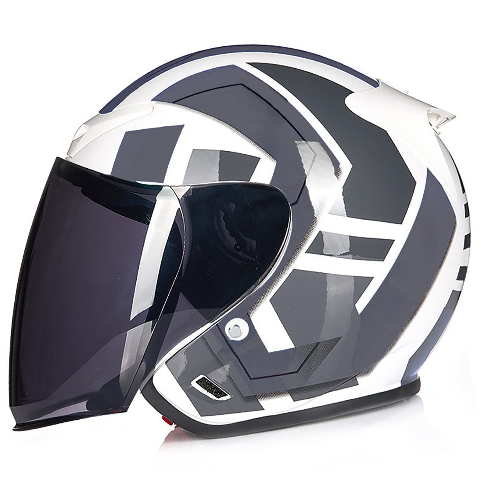 Cascos moto baratos estilo retro half-helmet abierto marca JATIBOSH para ciclomotor