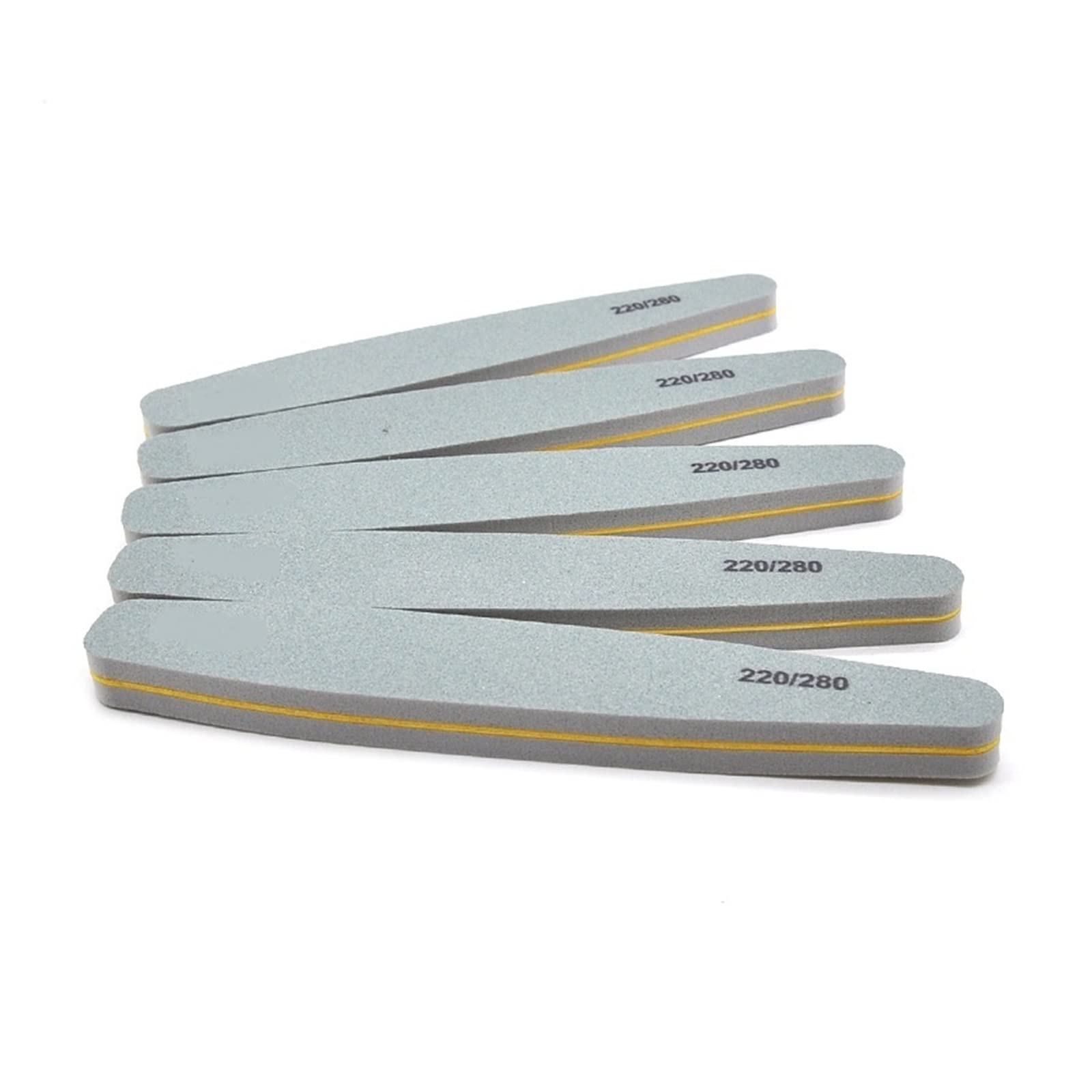 TRUSTTWO 50 PCS Lima for Unghie 220/280 Spugna Levigatura Buffer Block Gel Smalto Lime for Unghie Fit for Manicure Punte del Chiodo Artificiale Strumenti di Pedicure The New