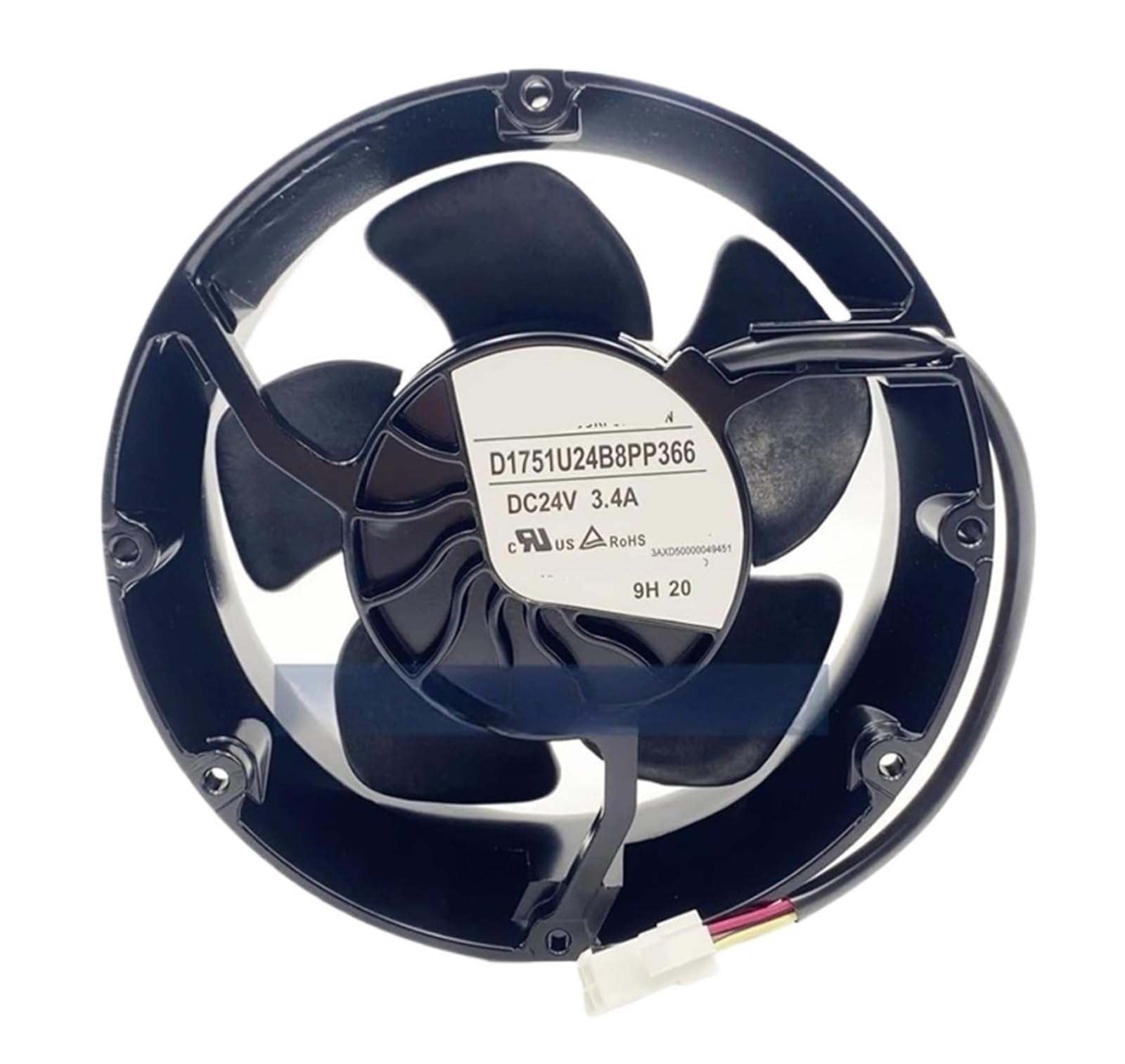Ventilateur de refroidissement puissant 3.4A avec modulation PWM 4 fils