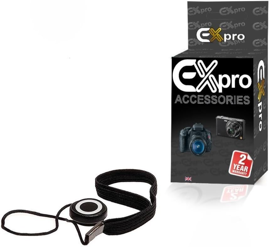 ExPro Lens Cap Keeper Holder [Elasticated] for Canon, Nikon, Sony
