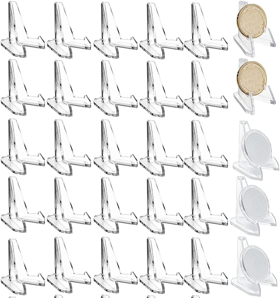 Catálogo para Comprar On-line Soportes para platos disponible en línea para comprar. 44 Soportes de Platos para Exhibición, 30 Soportes de Exhibición de Caballete de Monedas de Acrílico Transparente Mini, Soportes de Exhibición de Monedas Pequeñas de Acrílico,...