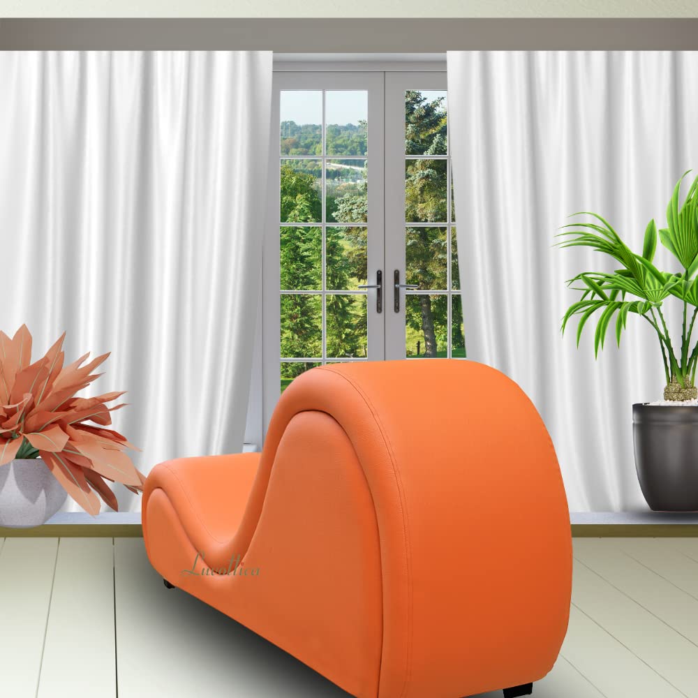 Luvotica Orange LeatherSet Elite Tantra Chase | Ergonomic leather lounger for joints | Bonding and Massage Furniture | Casual and stylish mechanism sofa Luvotica Orange LeatherSet Elite Tantra Chase | Ergonomic leather lounger for joints | Bonding and Massage Furniture | Casual and stylish mechanism sofa