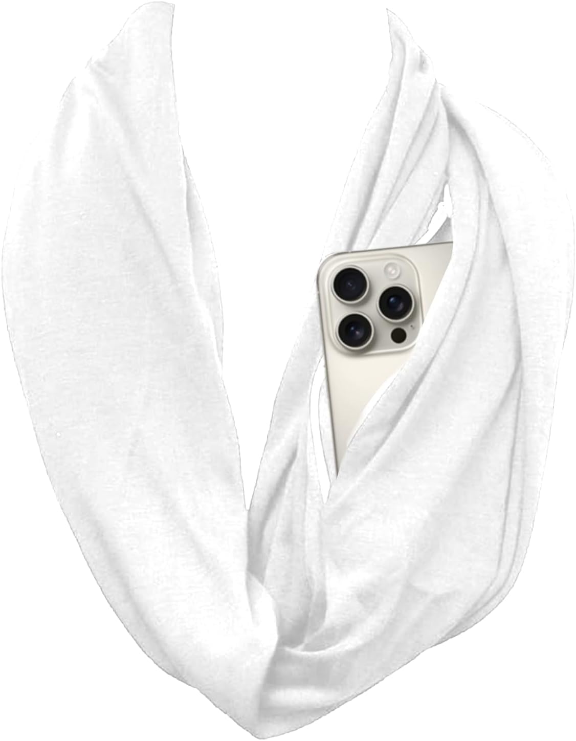 Shop Pop Fashion – Solid Color Zipper Pocket Infinity – Use as a Face and Mouth Covering Device