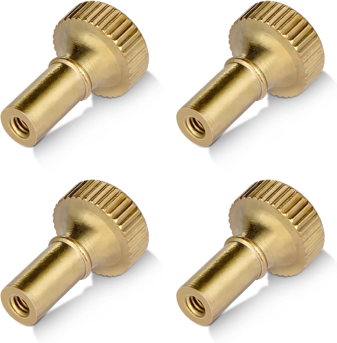 Brass Lamp Switch Knob,Turn On/Off Light Switch Knob Replacement,Standard Size Twist Switch Knobs,Antique Brass Color (Gold)