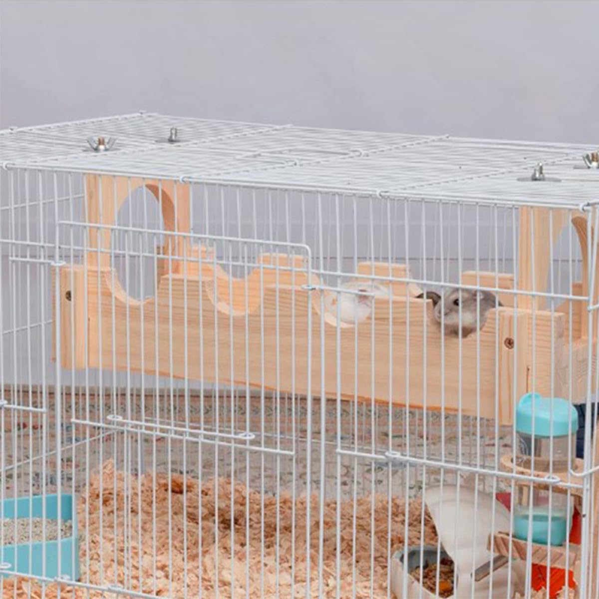BETOOKY Hamsterkäfigbrücke für Kleintiere, Kletter und Laufübung