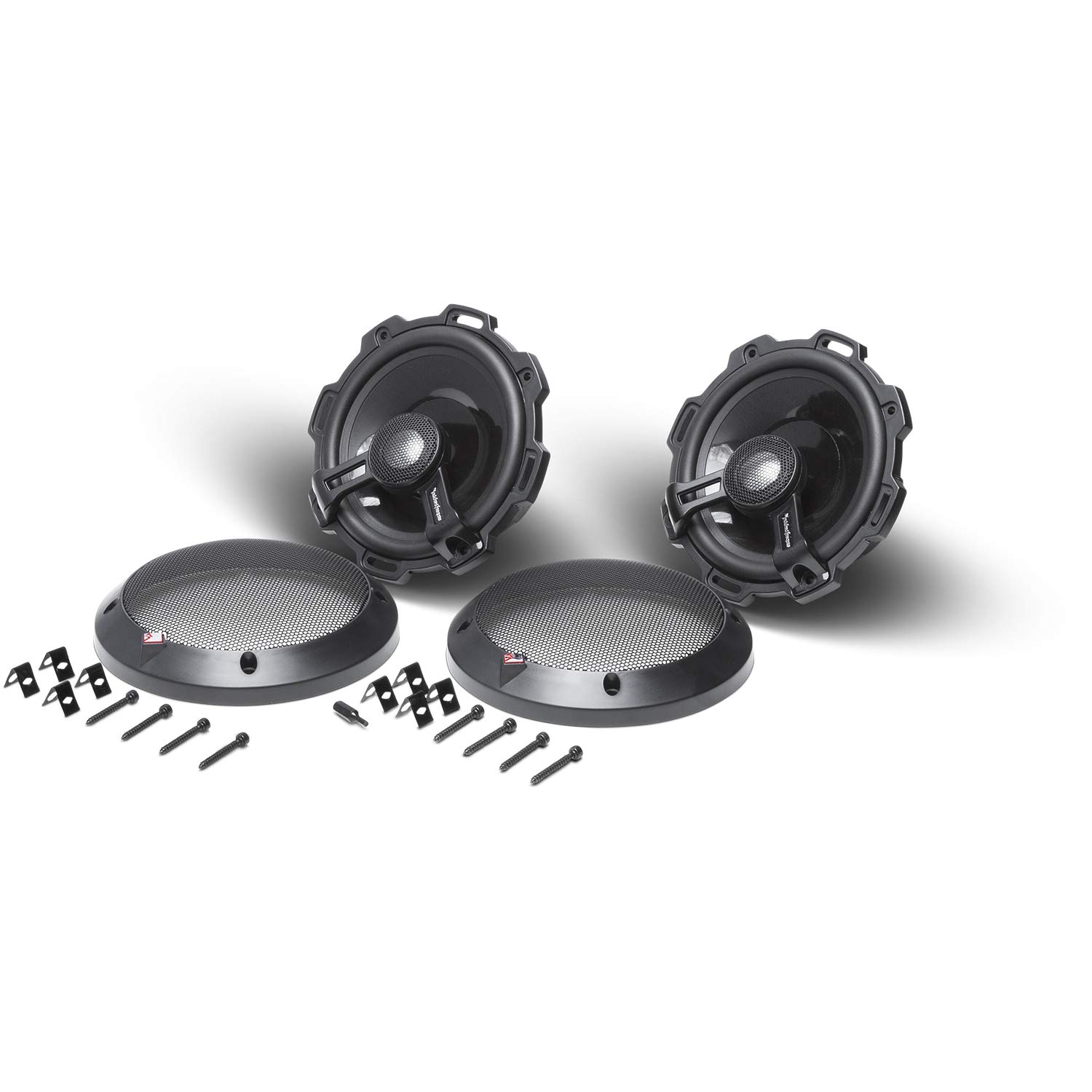 T152 Power 5.25" 2-Way Coaxial Full-Range Speaker - Black (Pair)