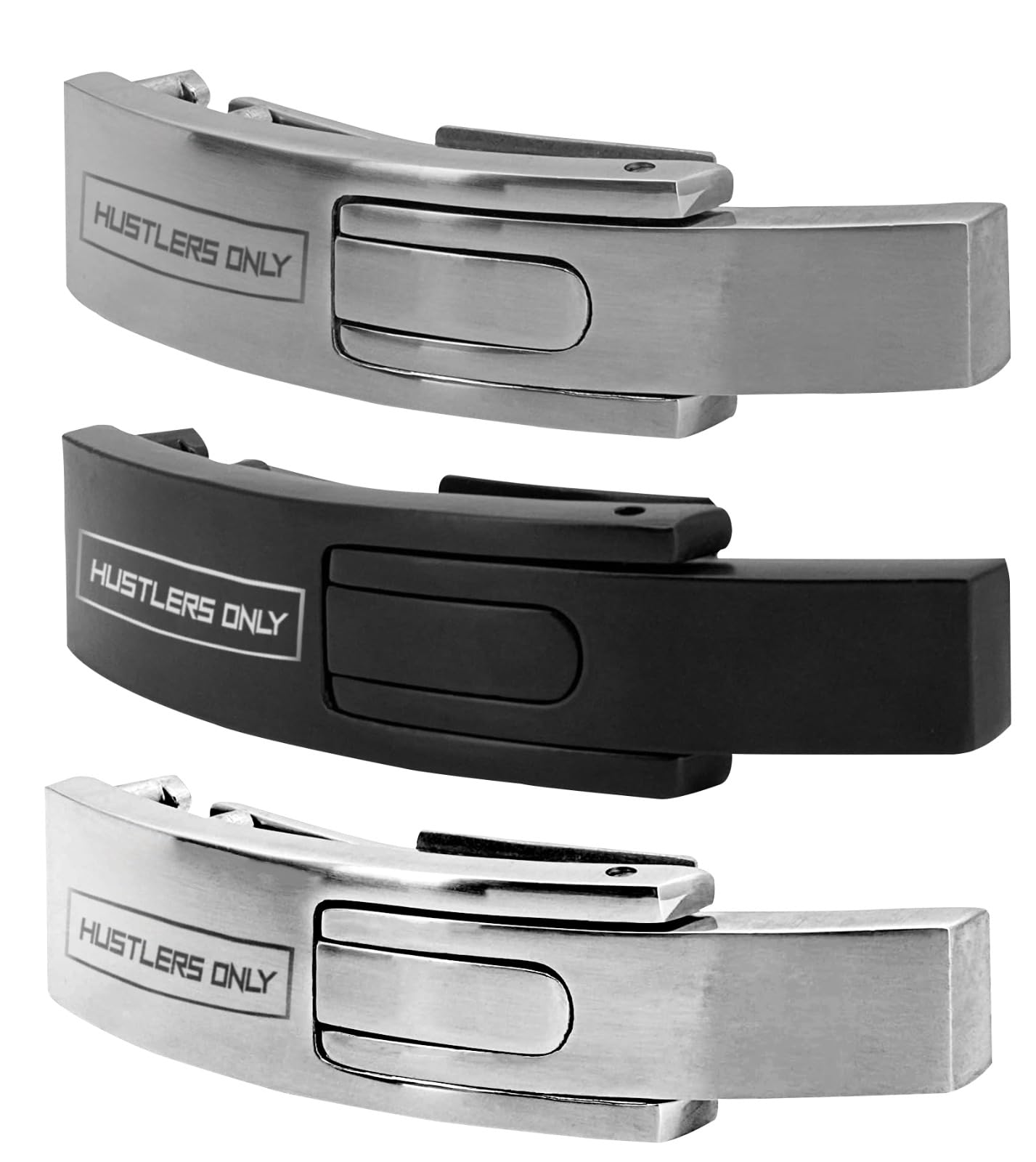 Hustlers Only Premium Lever Replacement Belt Buckle for Powerlifting Belts Heavy Duty Metal Lever Buckle Compatible with Standard Belts Elevate Your Powerlifting Experience (Stainless Steel)