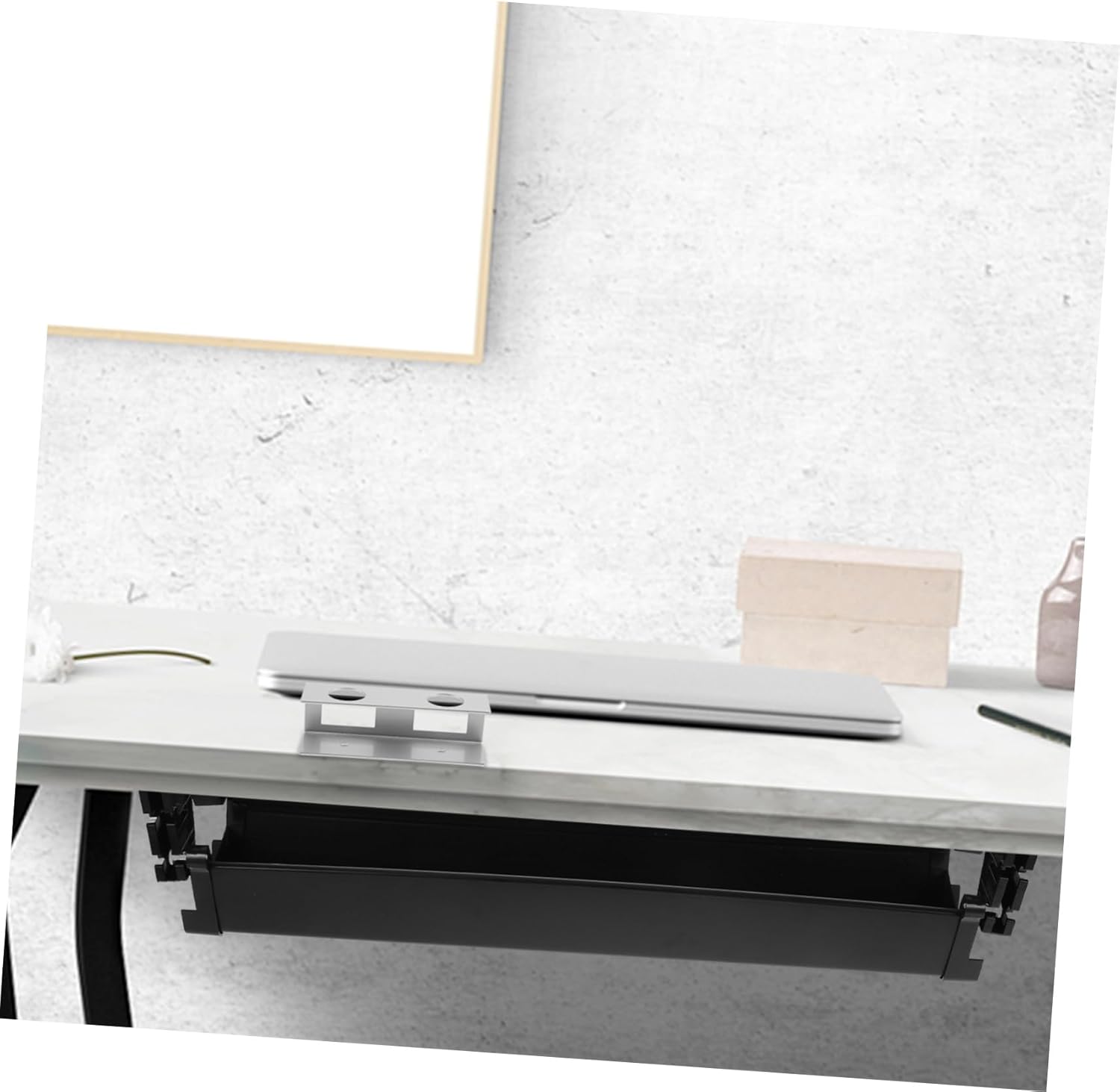 Cable Management Under Desk Wire Tray for Office and Home Easy Install