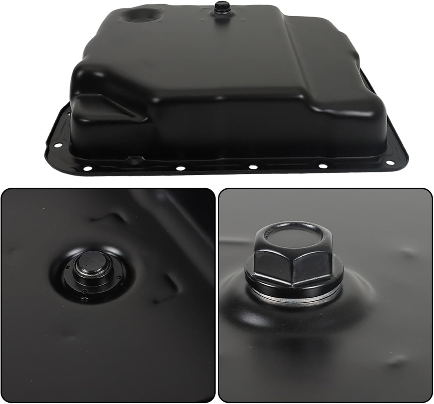Silscvtt Transmission Oil Pan Automatic Replacement for GM 4L70E 4L65E 4L60E 1998-2014 24215535 24229658
