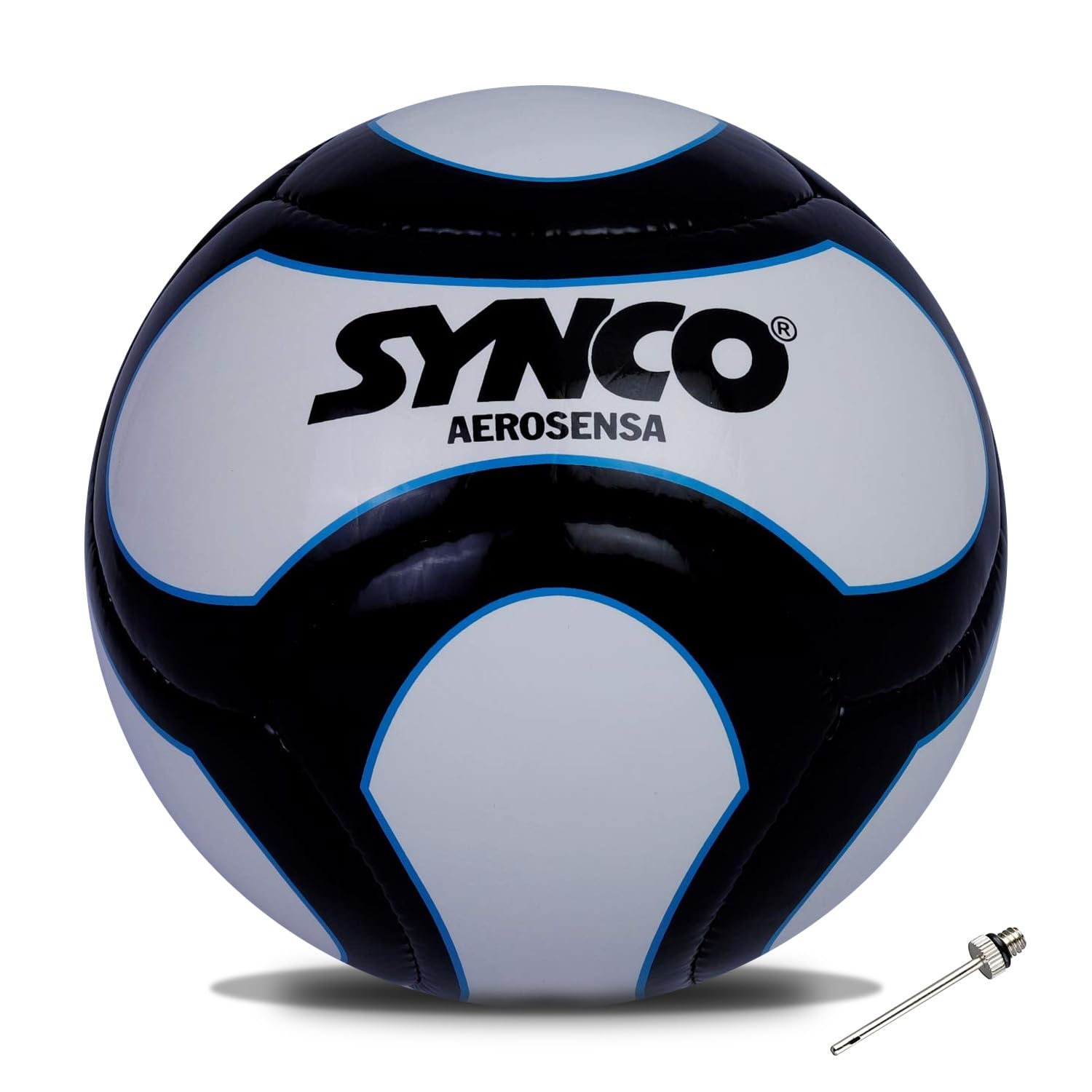 Synco Aerosensa Football Match Ball | TPU Machine Stitched Football | 6 Panel Professional Football | Football for Training and Matches | Football for Soft & Hard Ground | Soccer Ball Size 5 (B08KS47K63) Amazon Price History, Amazon Price Tracker
