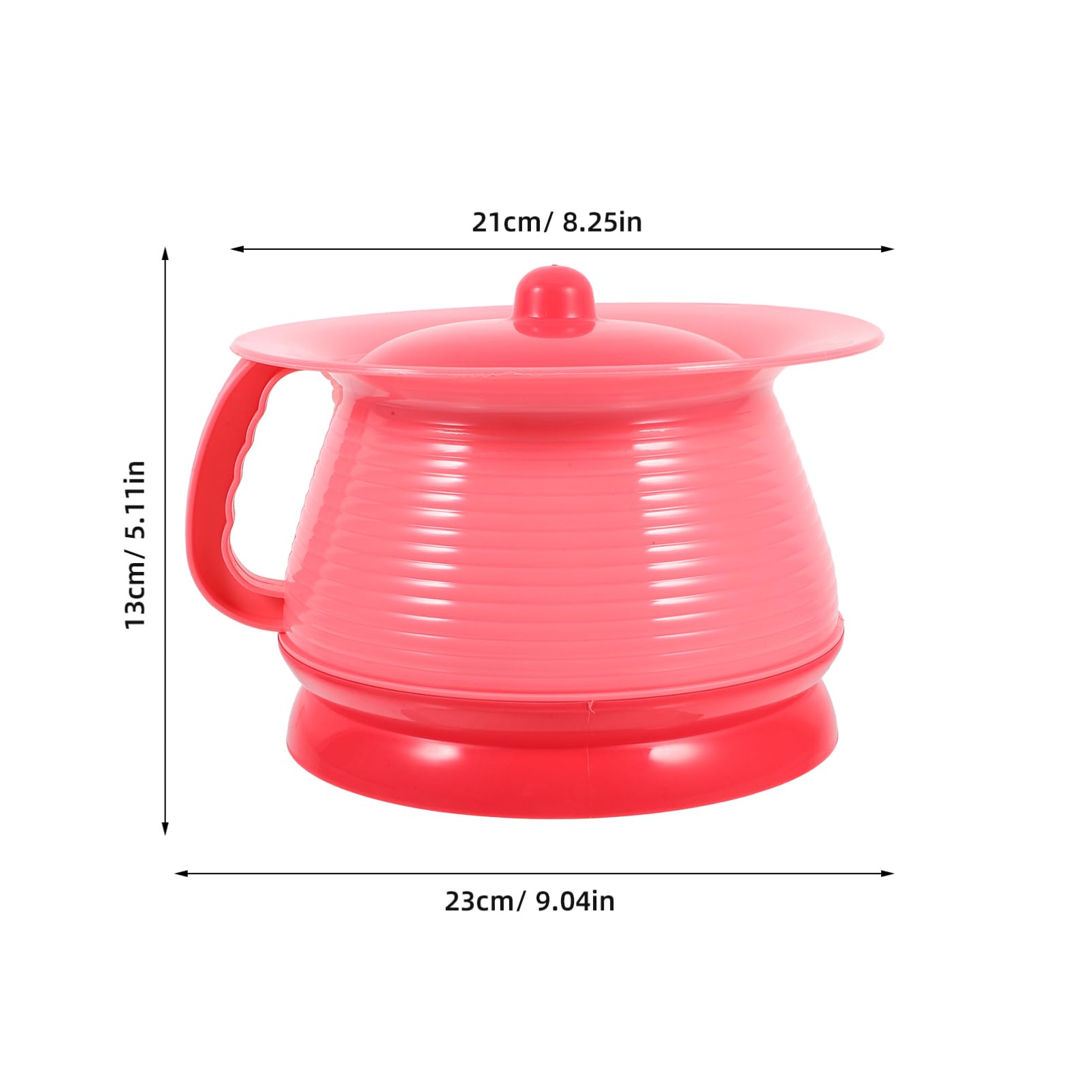 Healeved Portable Toddler Urinal Kids' Potty Seat Children's Toilet Seat Plastic Chamber Pot Portable Urinal with Lid