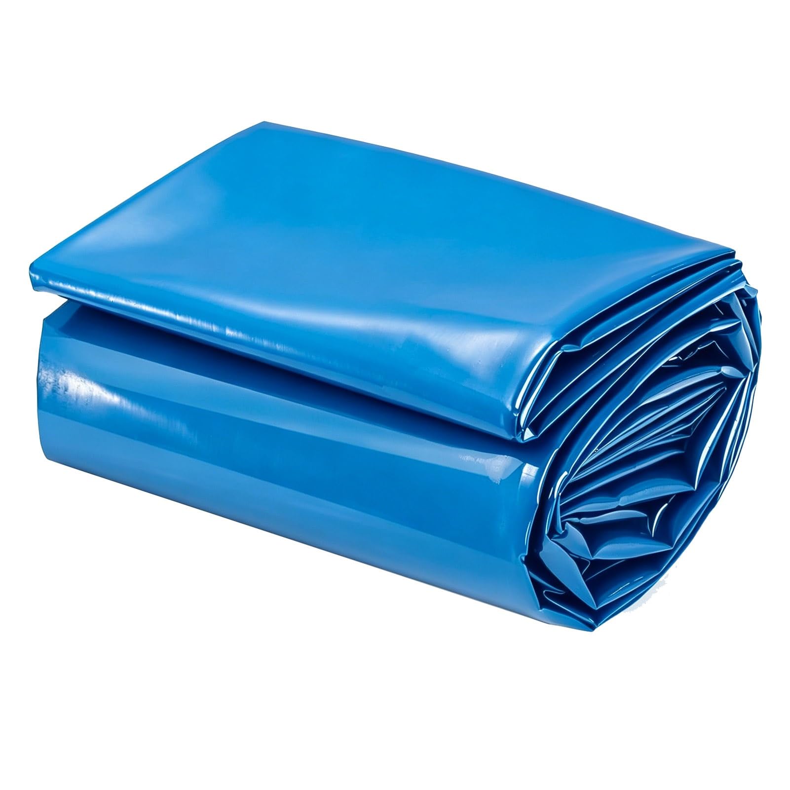 Revêtement d'étang en PEHD 4x5m 5x6m 6x8m - Bâche Bassin extérieurs en Caoutchouc Film d'étanchéité Membrane résistante à l'humidité pour étangs de Koi et Jardins Aquatiques, Bleu(4x5m)