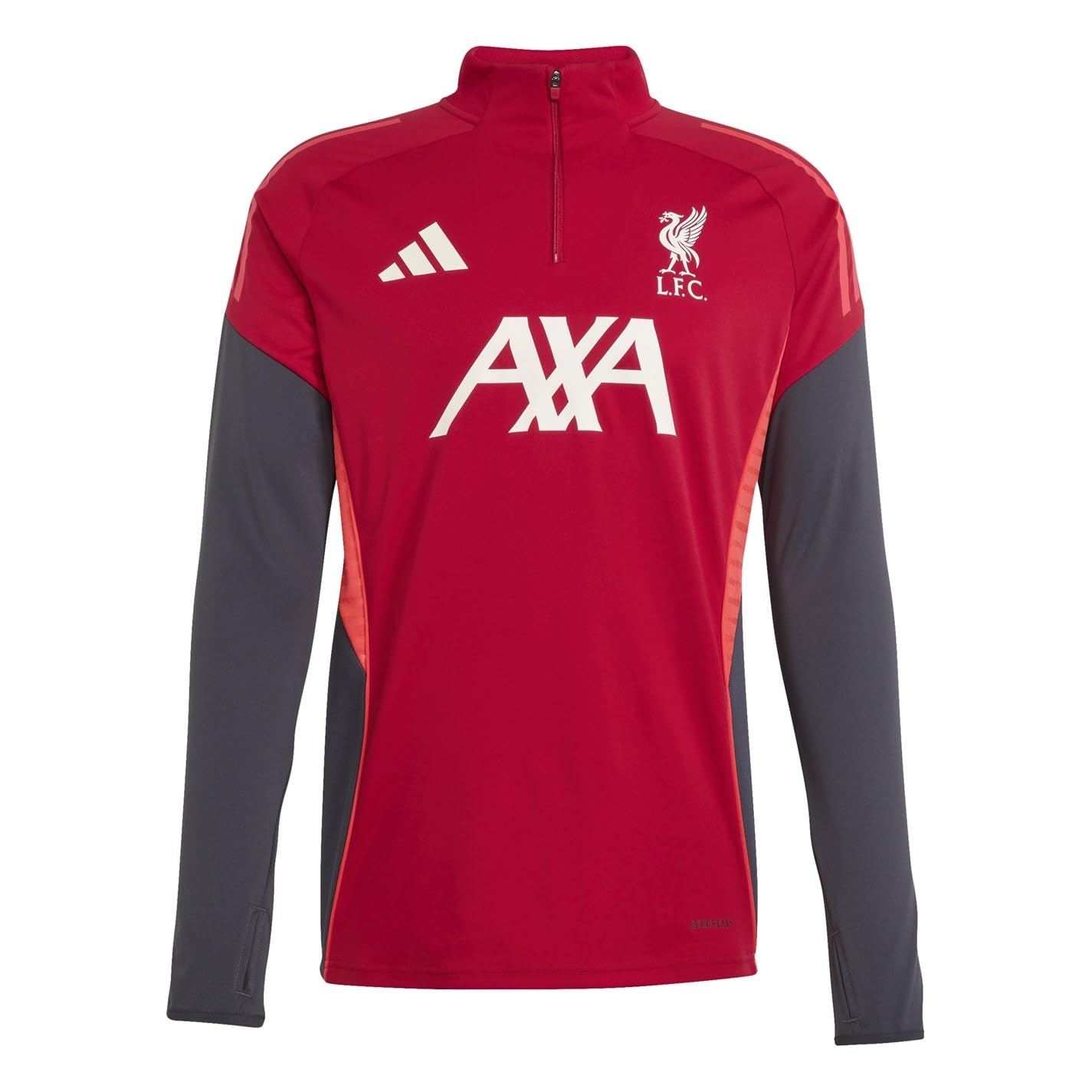adidas Mens Liverpool Training Top Red/White L