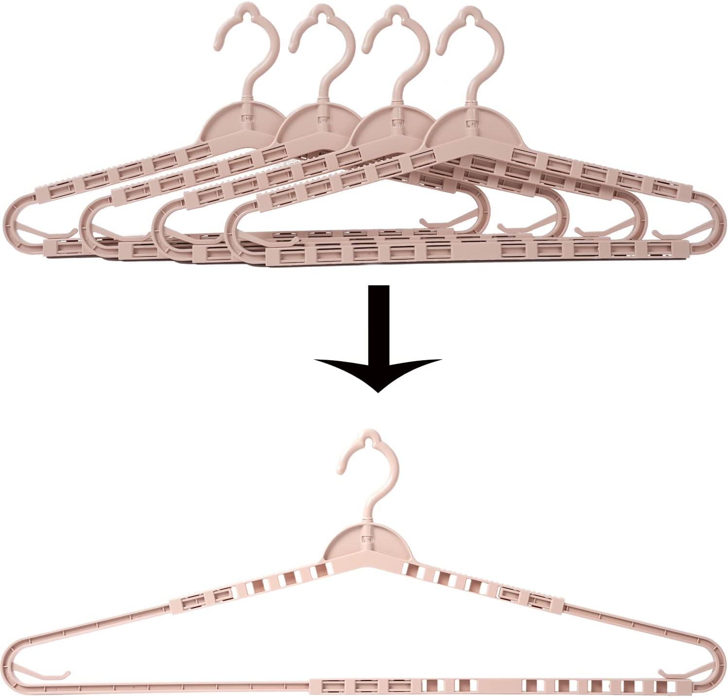 Foshine 4 Pack Extra Large Hangers Big Clothes Hangers