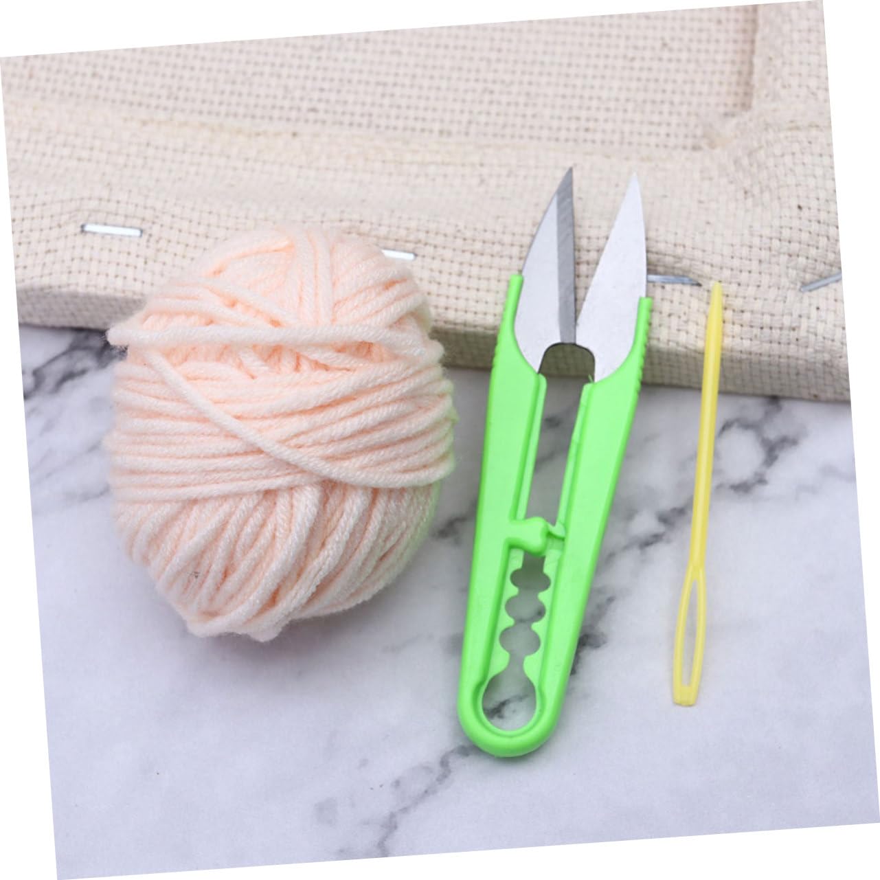 VILLFUL Kit de Broderie Poinçon et Accessoires en Bois pour Débutants pour Fil à Broder en Coton pour Création Artisanale et Loisirs Créatifs