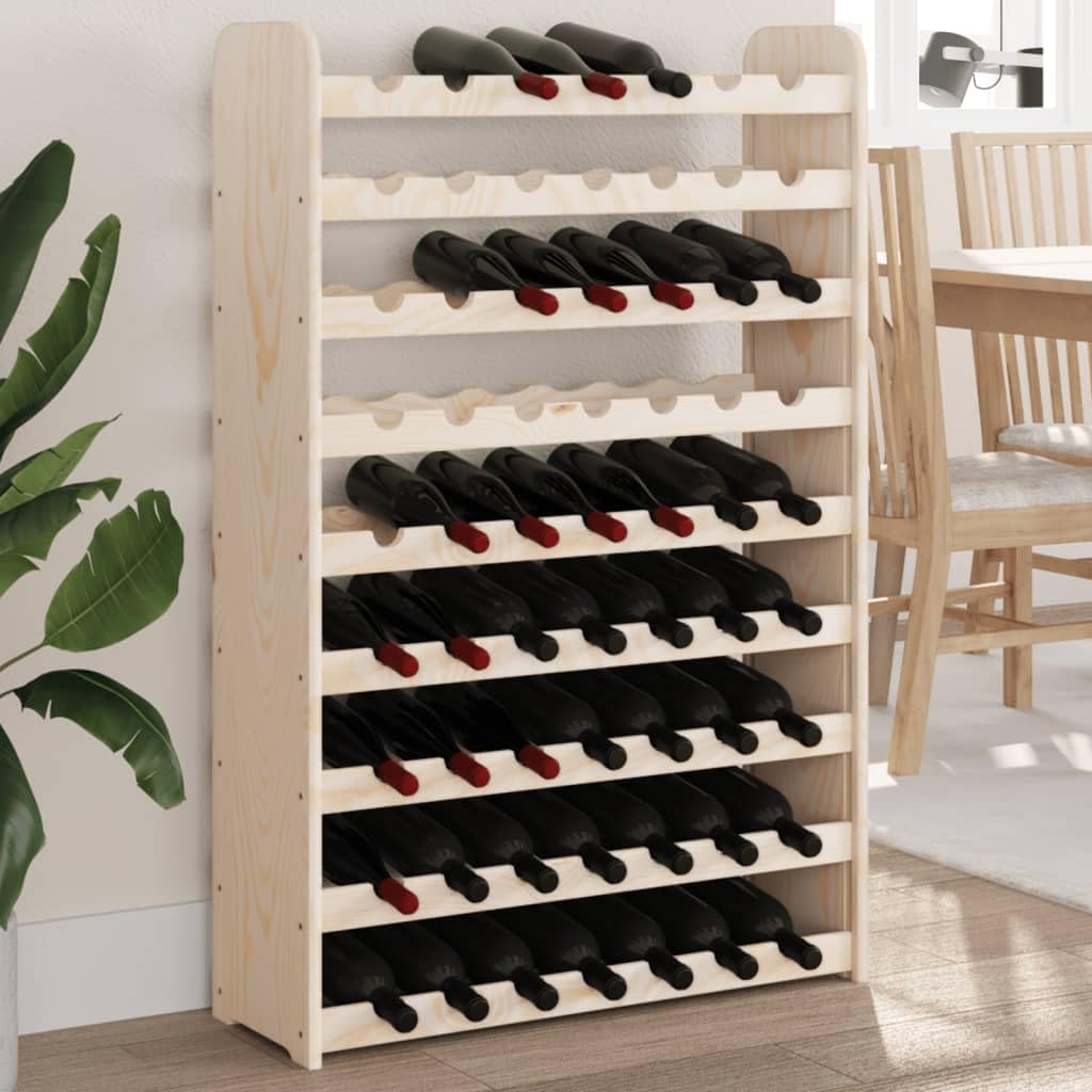 Casiers à vin en pin massif robustes et durables en bois