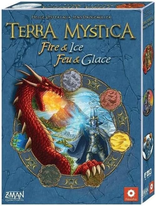 Terra Mystica: Fire & Ice Board Game EXPANSION - Introduce New Factions and Dynamic Gameplay! Strategy Game for Kids & Adults, Ages 12+, 2-5 Players, 100 Minute Playtime, Made by Z-Man Games