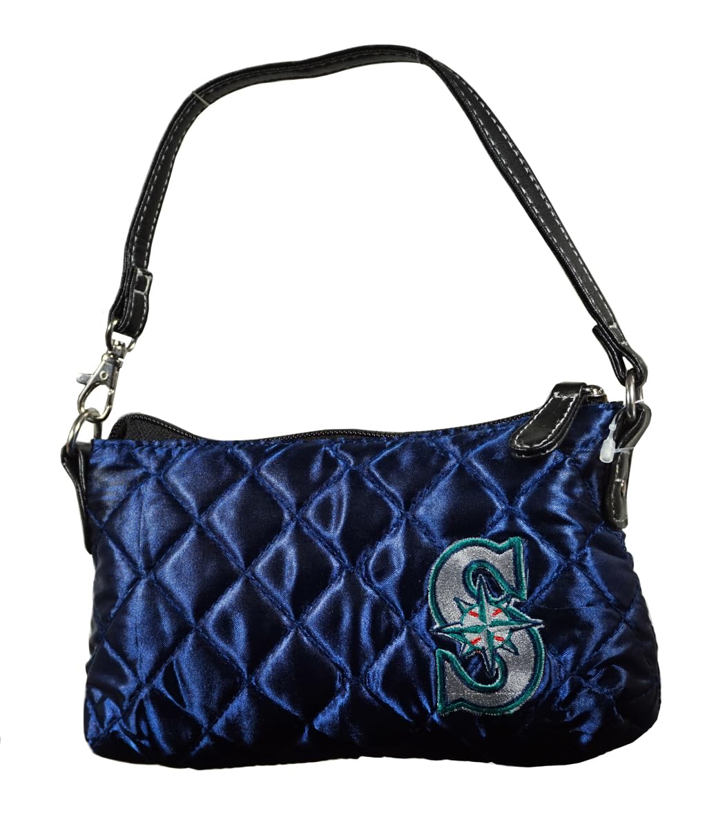 Northwest Seattle Mariners Baseball Quilted Wristlet Purse/Handbag 8
