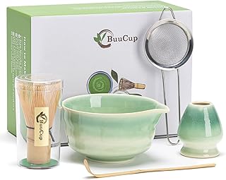 Buucup Japanese Matcha Set with Spouted Bowl