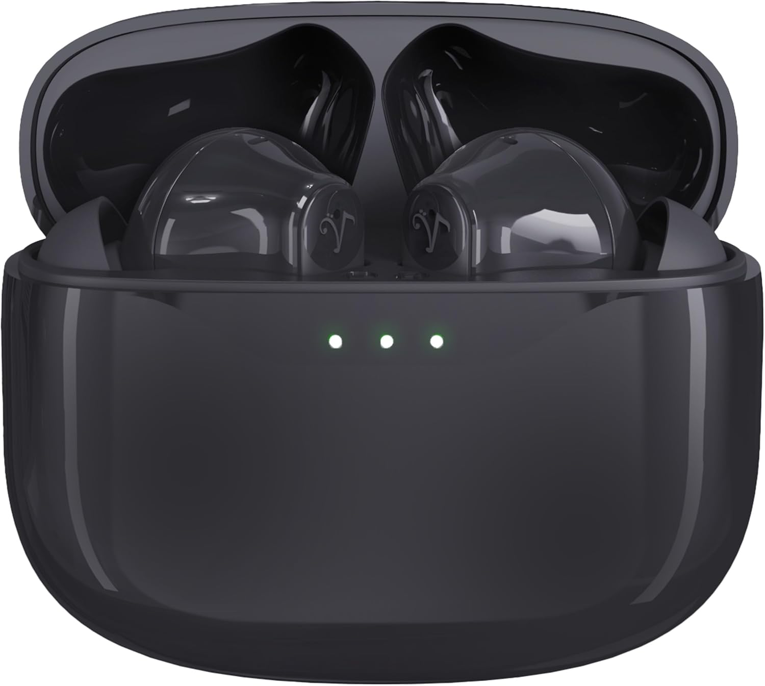 Soundwave A1 Plus (2025 Edition) Active Noise Cancelling Earbuds, 6 Mics, 48H Total Playtime, 15 Mins = 6 Hours Playtime - Black