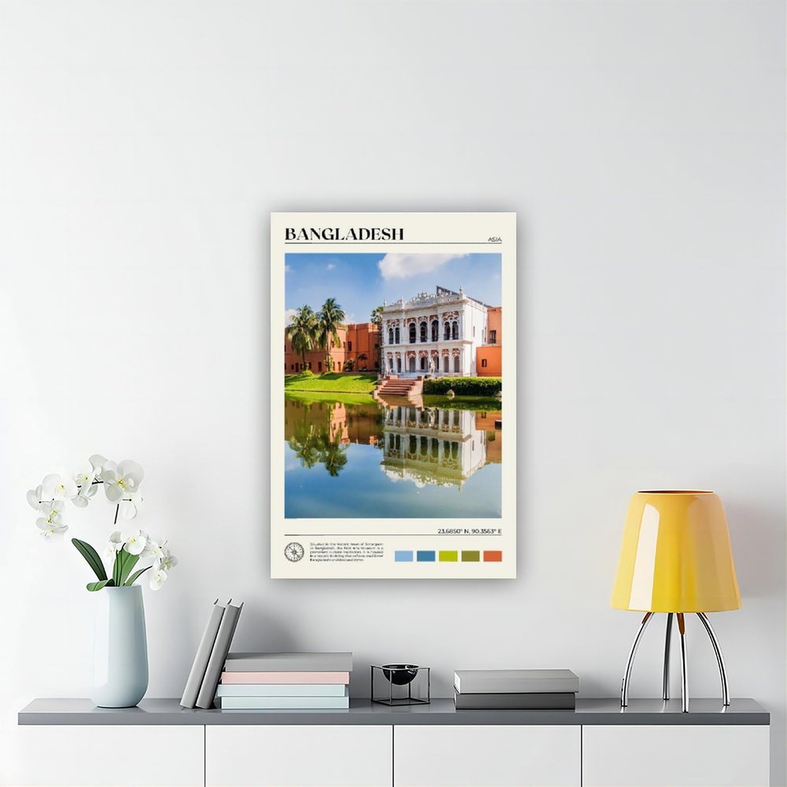 Königliches Foto, Bangladesch, Kunstdruck für Wohnzimmer, Schlafzimmer, 61 x 91,4 cm (L x B)