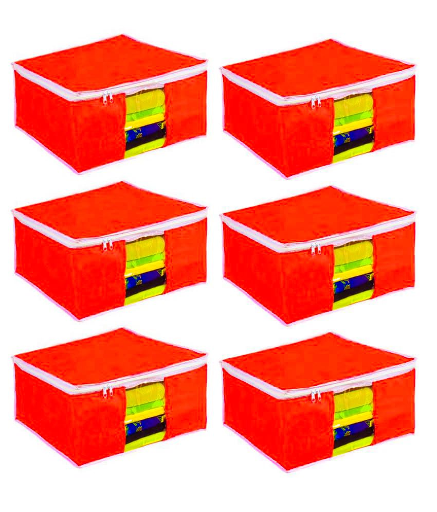 See full amazon price history chart for Lirzeg Printed Non Woven Fabric Saree Cover/Clothes Organiser For Wardrobe Set with Transparent Window And Zip For Lehenga, Suit, Dress,& Accessories, Extra Large Pack Of 6 (Full Red) Lirzeg Printed Non Woven Fabric Saree Cover/Clothes Organiser For Wardrobe Set with Transparent Window And Zip For Lehenga, Suit, Dress,& Accessories, Extra Large Pack Of 6 (Full Red) (B0CQFVW32F) Amazon Price History, Amazon Price Tracker