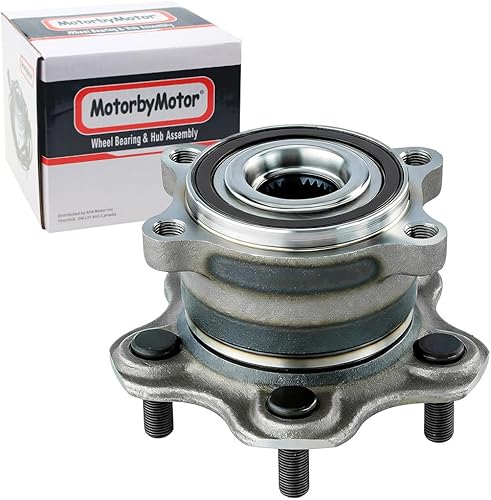 Miniatura 20 de MotorbyMotor 515177 Conjunto de cojinete de rueda delantera y cubo 4WD con 6 lengüetas para Ford F-150 2018-2020 (excluye Raptor) Conjunto