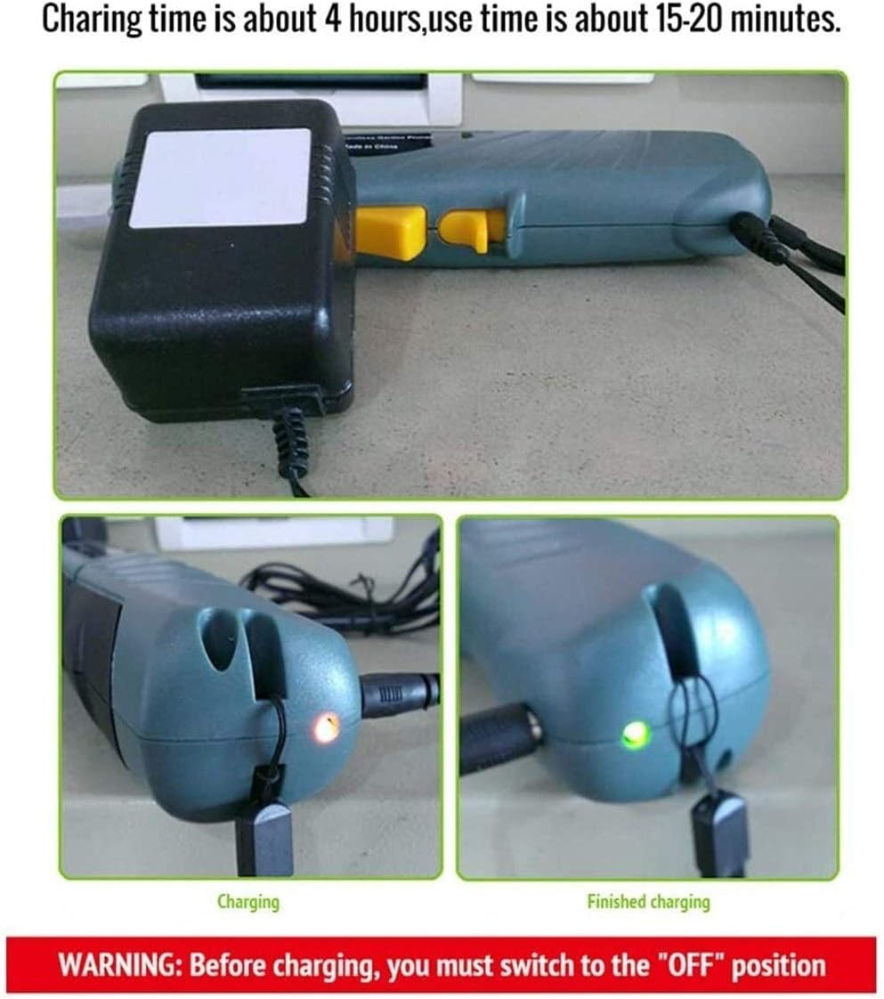 Professional Electric Pruning Shears Electric Secateurs Professional Garden Shears 7.2V Lithium Battery Pruning Shears Double Switch 1.6CM in Diameter