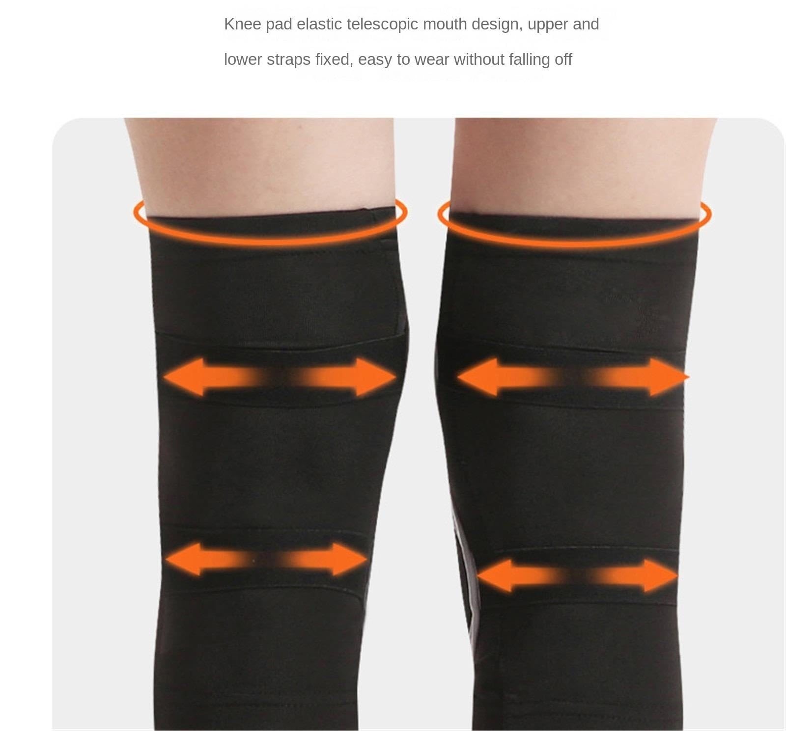 Ginocchiera Sportiva Antiscivolo Ginocchiere unisex adatte for ginocchiere sportive for arti marziali, ciclismo e danza Maniche Traspiranti(Black,S)