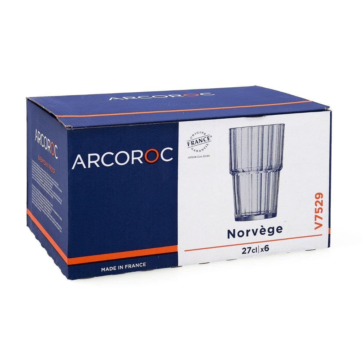Amazon.com: Arcoroc 60440 Norvege Stacking Tumbler, 270mL Capacity