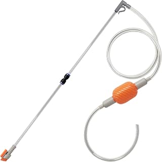 AREPK Compact Aquarium Siphon Vacuum Kit - Gravel Cleaner, Water Changer & Brush for Small Fish Tanks, Nano Betta Turtle
