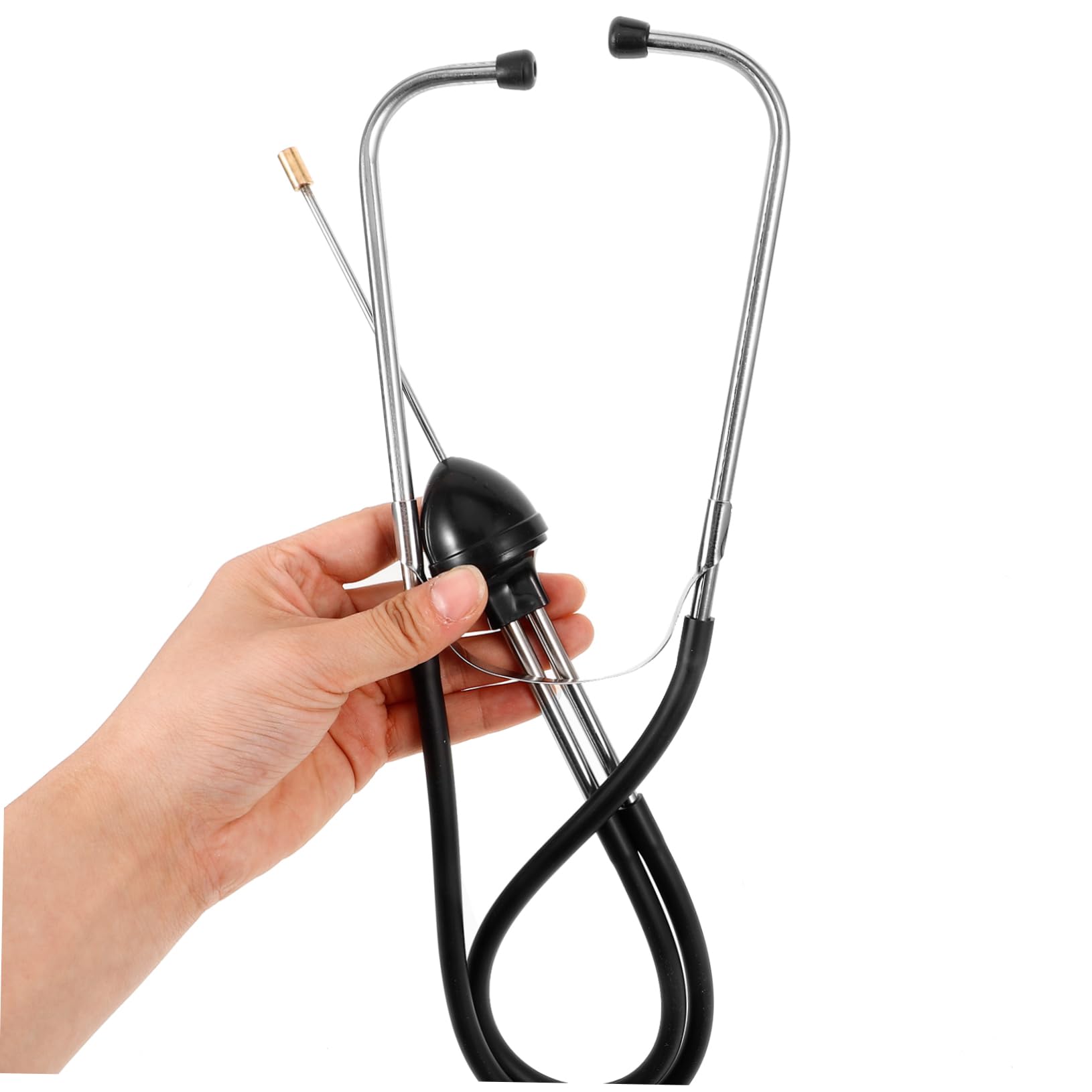 Mipcase 3pcs Water Leakage Detector Off Valve Pressure Test Kit Underground Water Leak Tester Underground Leak Detection Sensor Dripping Pool Drinking Water Test Kit Hose Soft Rubber Black