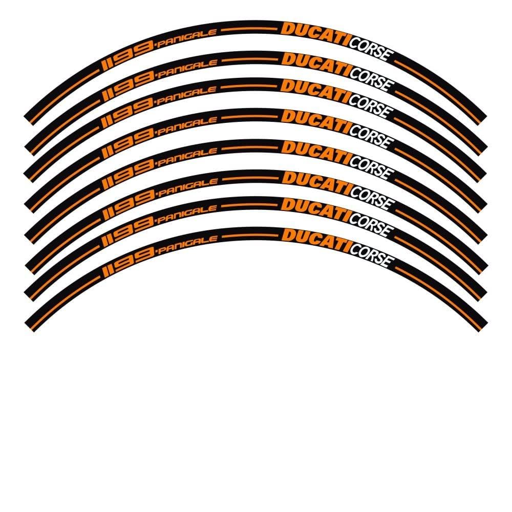 Stickers jante Ducati Corse 1199 Panigale mod.2 vinyle premium