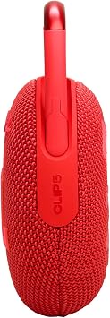 JBL Clip5, Bluetooth Hoparlör, IP67, Kırmızı | Kablosuz hoparlör, kompakt tasarım, su geçirmez, IP67, 7H çalışma süresi, USB, JBL Portable uygulaması ile uyumlu