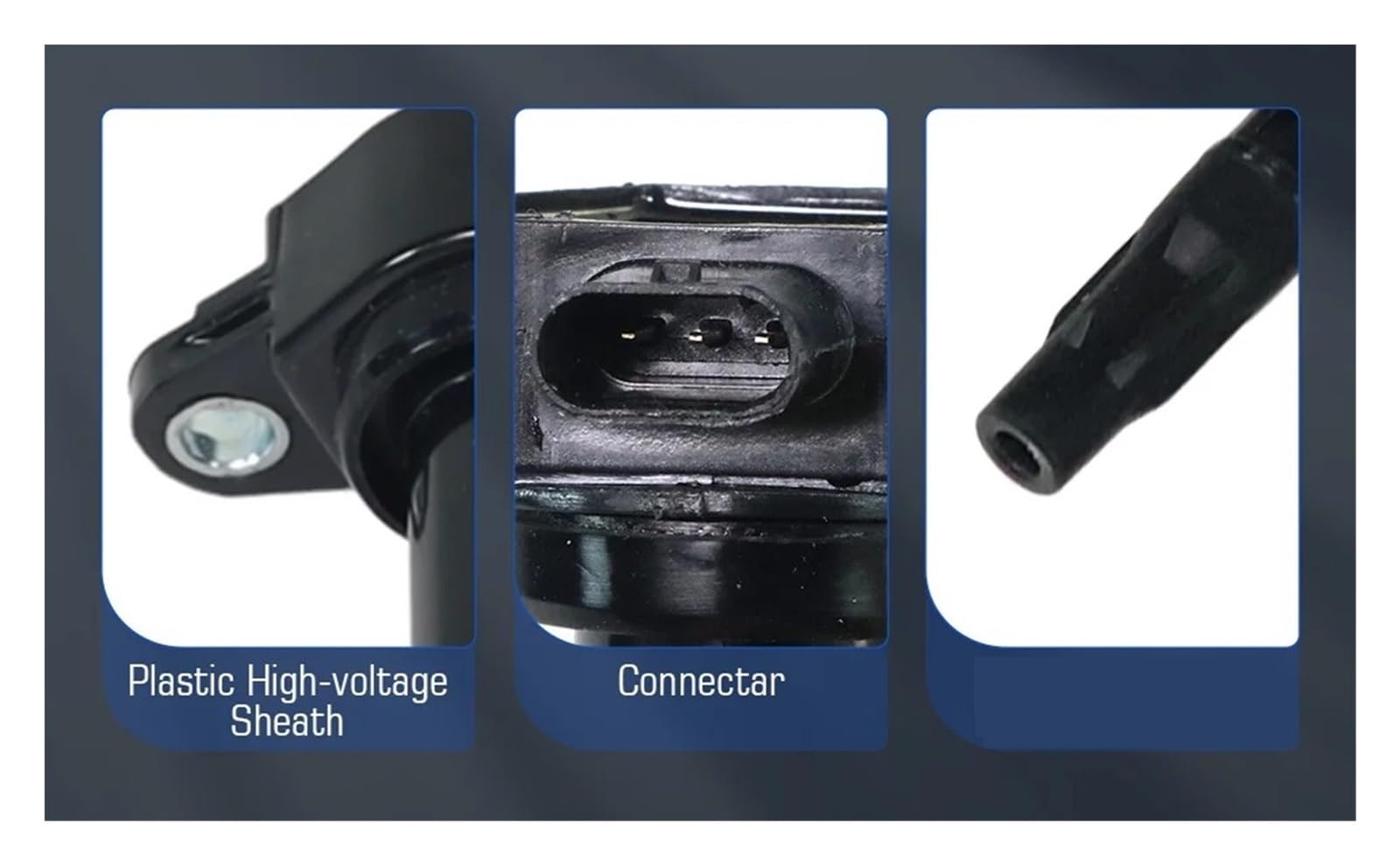 Bobina Encendido Bloque Para Chrysler Para Sebring L4 2.4L 2007-2010 Juego 4 Bobinas Encendido Bujías Iridio