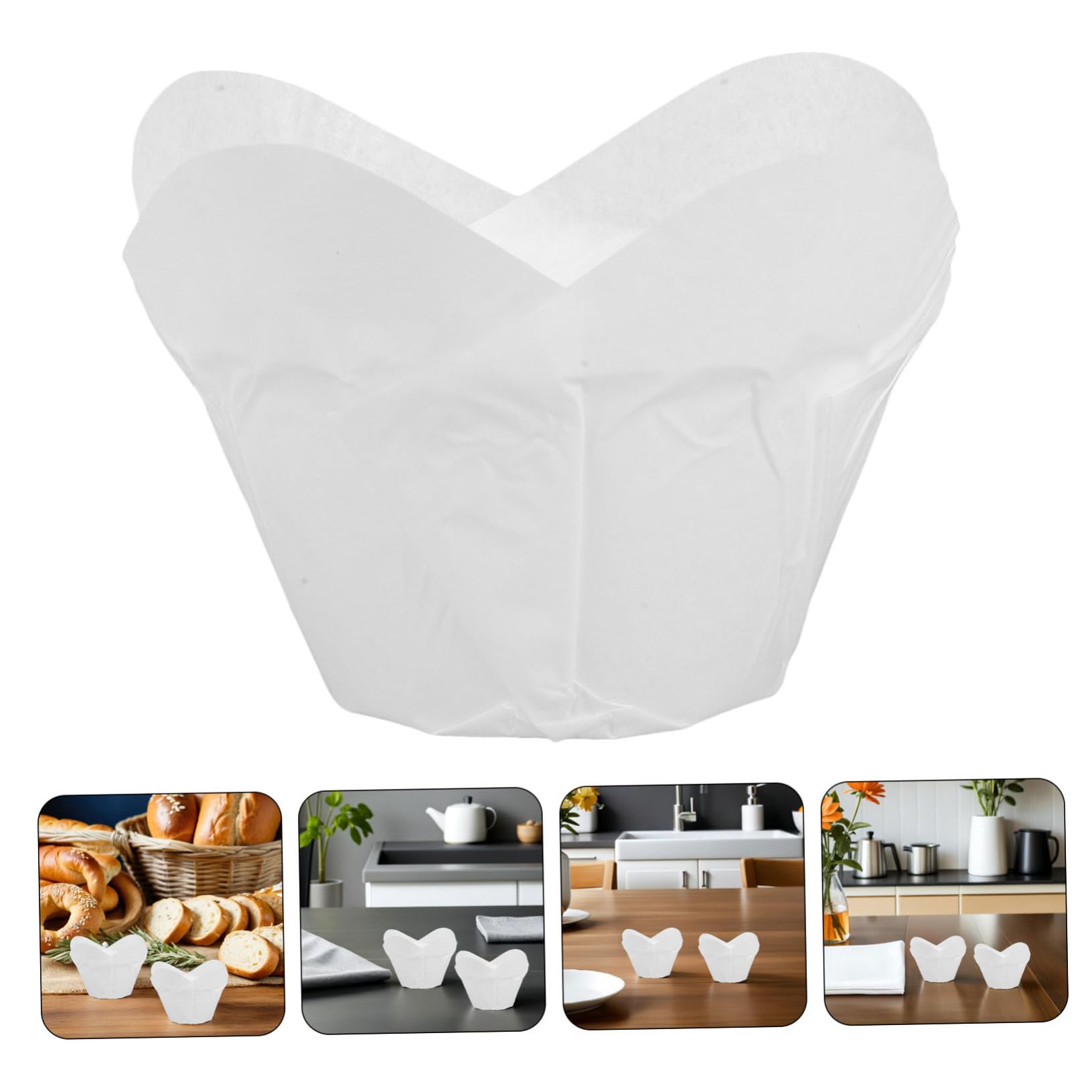 200 Moldes Para Muffins Resistentes A La Grasa Moldes De Papel Para Cupcakes