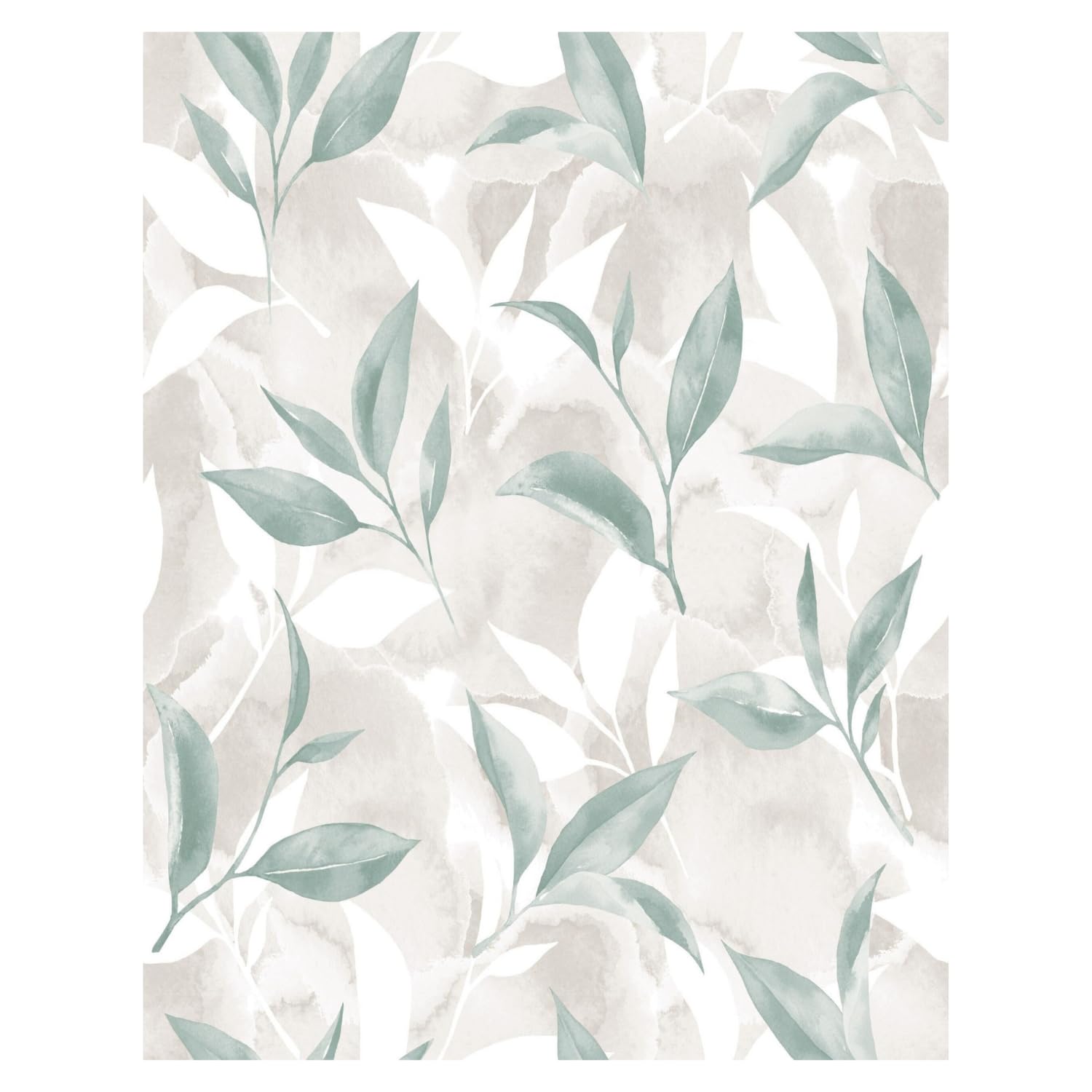 Wall Wear Peel and Stick Wallpaper Roll 17.5 x 216 It's Grow Time Design in Vinyl Sticker Paper for Accent Panels, Bedroom, Kitchen, Office or Shelf