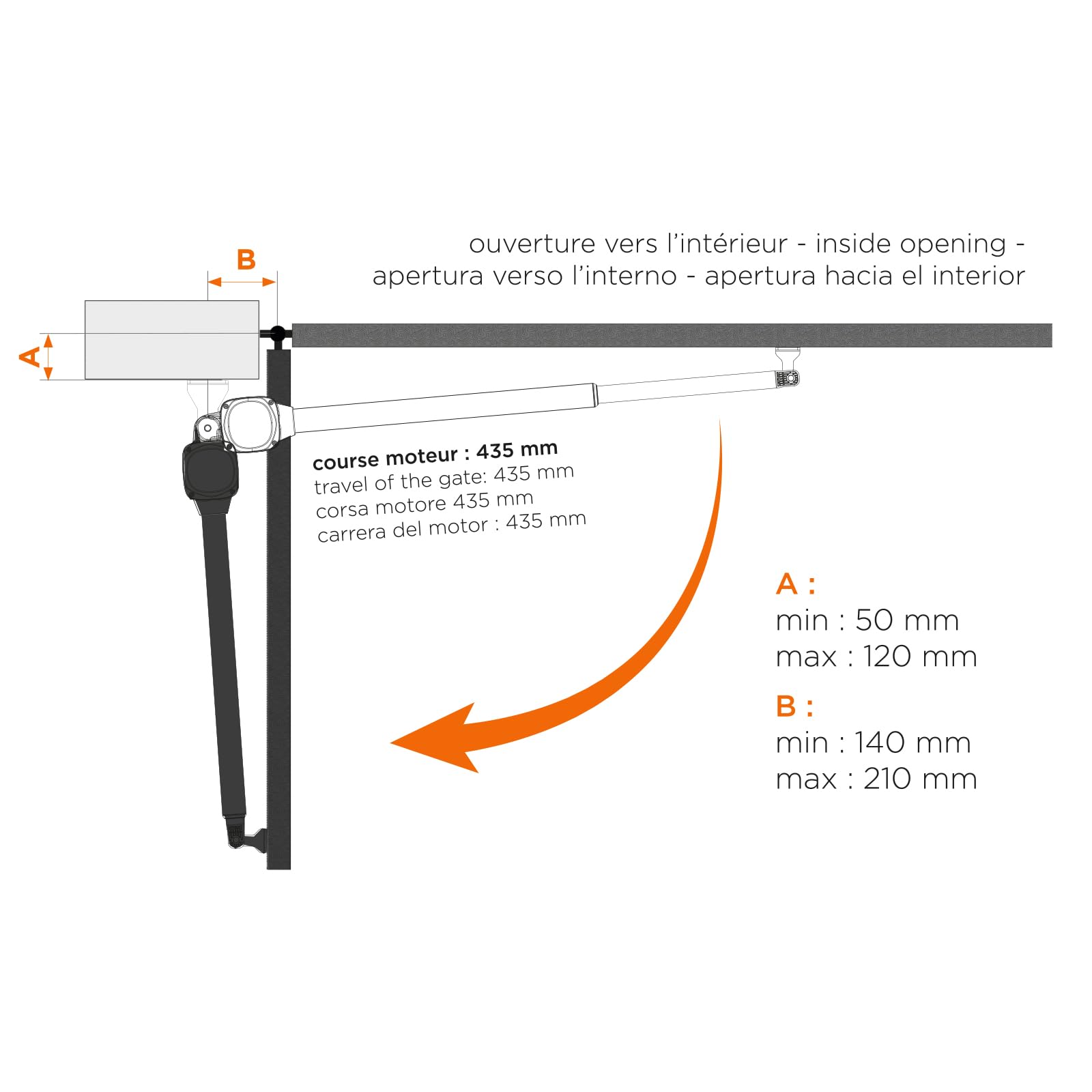 Motorisation 24V a vérins pour portail battant - OpenGate 1 - SCS SENTINEL