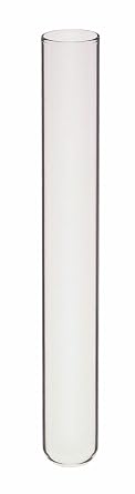 Kimble Chase KIMAX 60MM190 Soda-Lime Glass Unmarked Disposable Culture Tube, 250 mm Length x 16 mm OD Pack of 1000
