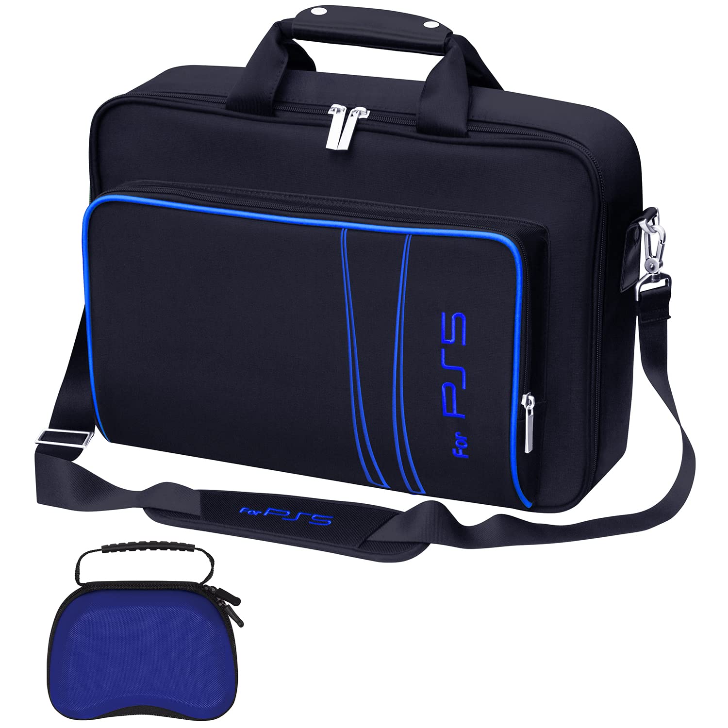 omarando Carrying Case for PS5,Travel Storage Bag for PS5,Bag for PS5 Console Games and Accessories,