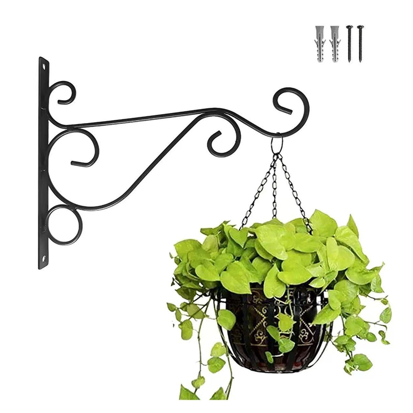 Support élégant pour plantes sur le balcon ou dans le salon avec ce crochet polyvalent