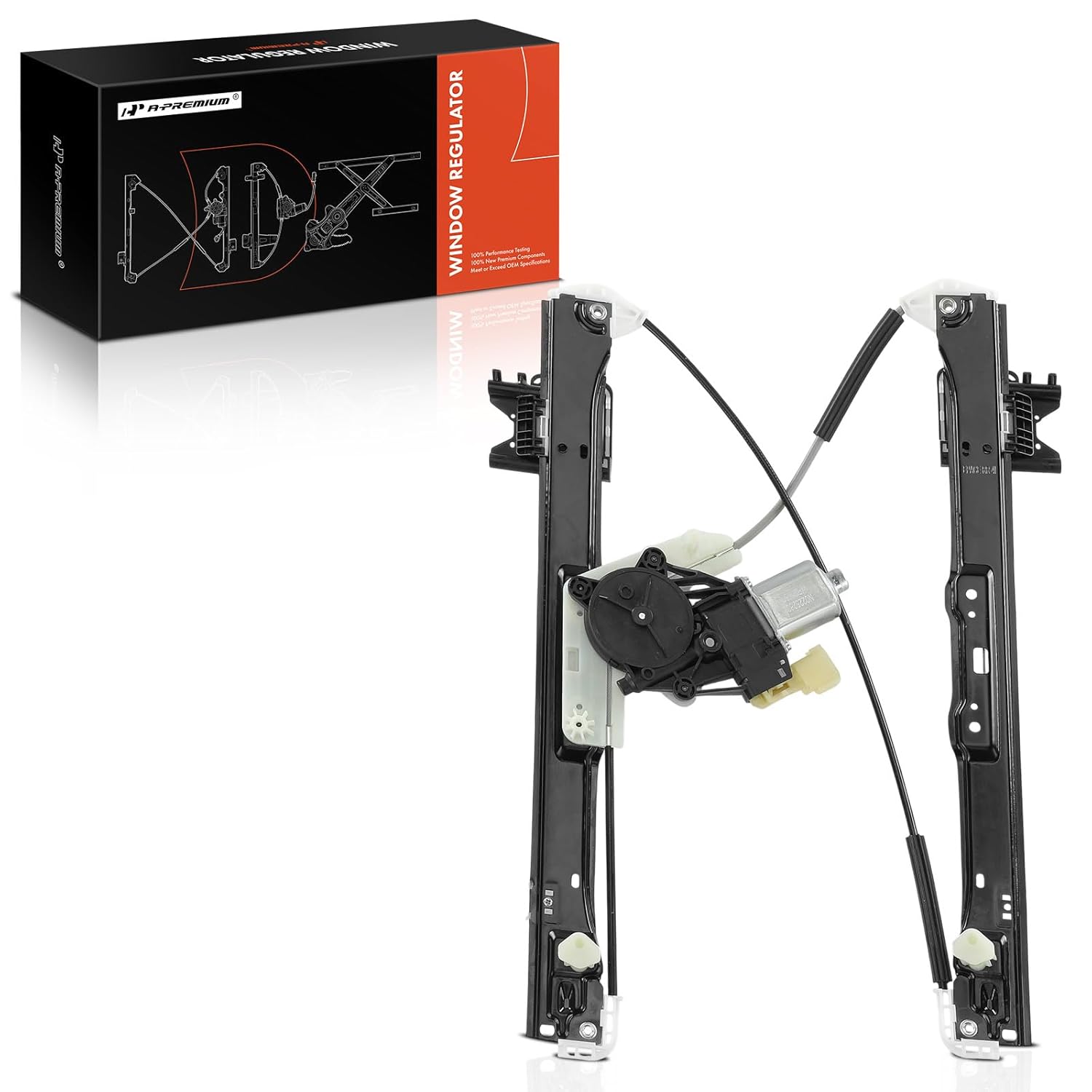 A-Premium Power Window Regulator with Motor Rear Passenger Side Compatible with Jaguar E-Pace 2018-2021