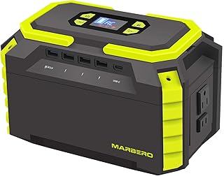 MARBERO ポータブル電源 大容量 60000mAh/222Wh M440 小型 軽量 家庭用蓄電池 PSE認証済み AC(200W 瞬間最大300W)/DC/USB/Type-Cなど出力 急速充電QC3.0 高輝度LEDライト付き 液晶大...