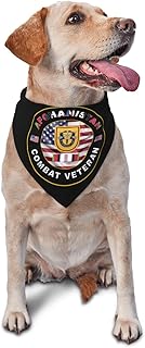 1st Special Forces Group Afghanistan Combat Veteran Triangle Dog Bandana Scarf Accessories for Pet Bibs