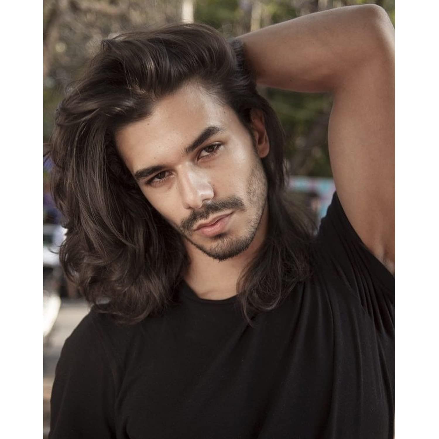 Voloria 12inch Toupee for Man Ultra Thin Skin PU Men's Hairpiece European Virgin Human Hair Replacement System Pieces for Men Women 10x8inch (#2