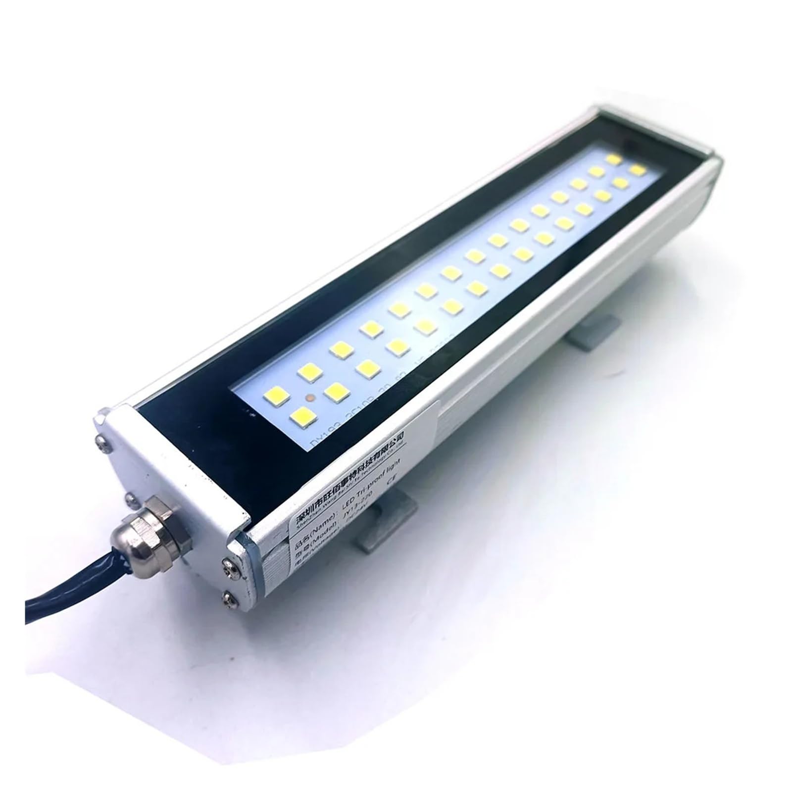 10W-30W Panel LED świetlówka robocza DC AC wodoodporne obrabiarki CNC oświetlenie garażowe instalacja otworu przesuwnego do maszyny do szycia(20w,AC 220)