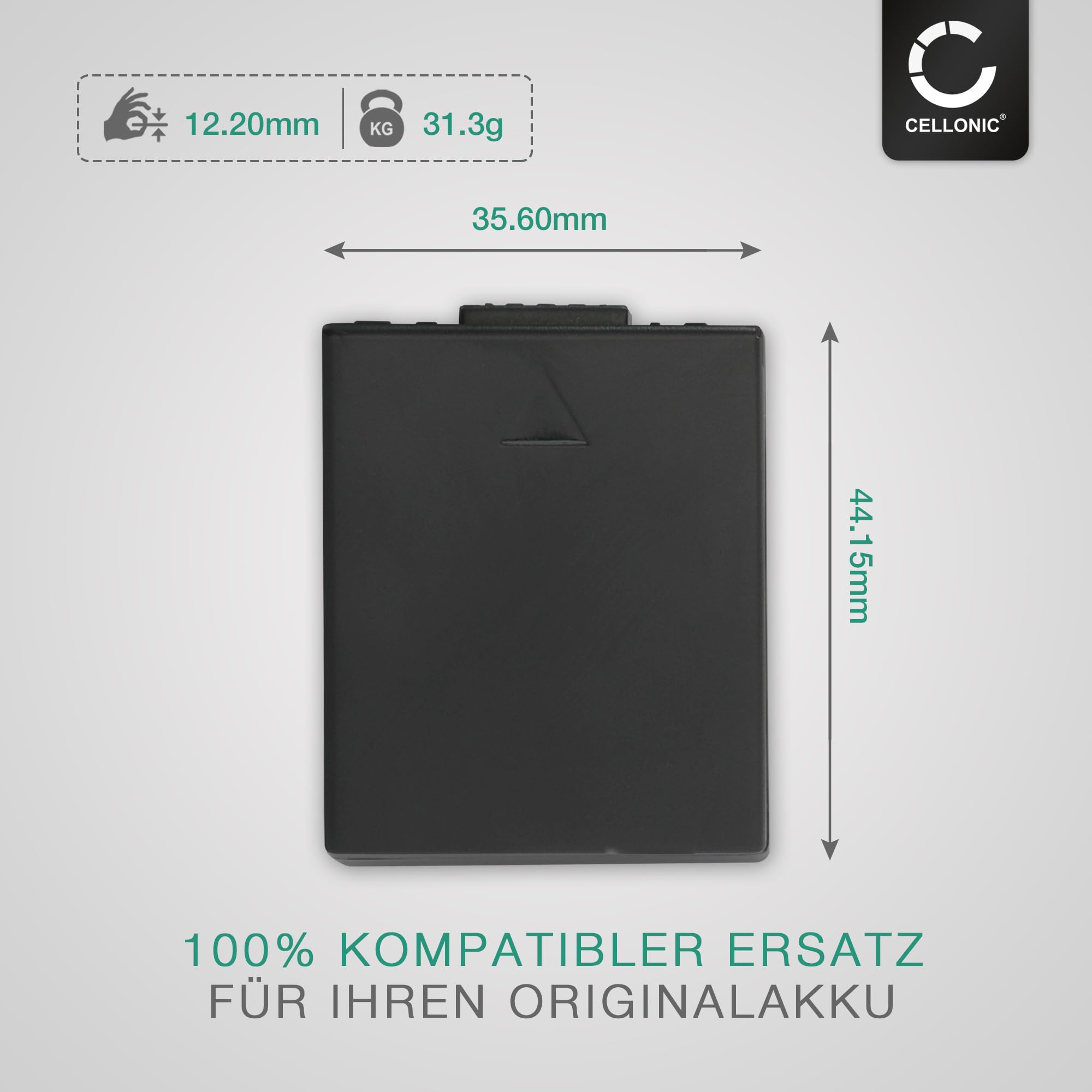 AGI Ersatzakku Für Panasonic LUMIX DMC-FZ20 – 7,2 V, 600 MAh, Li-ion