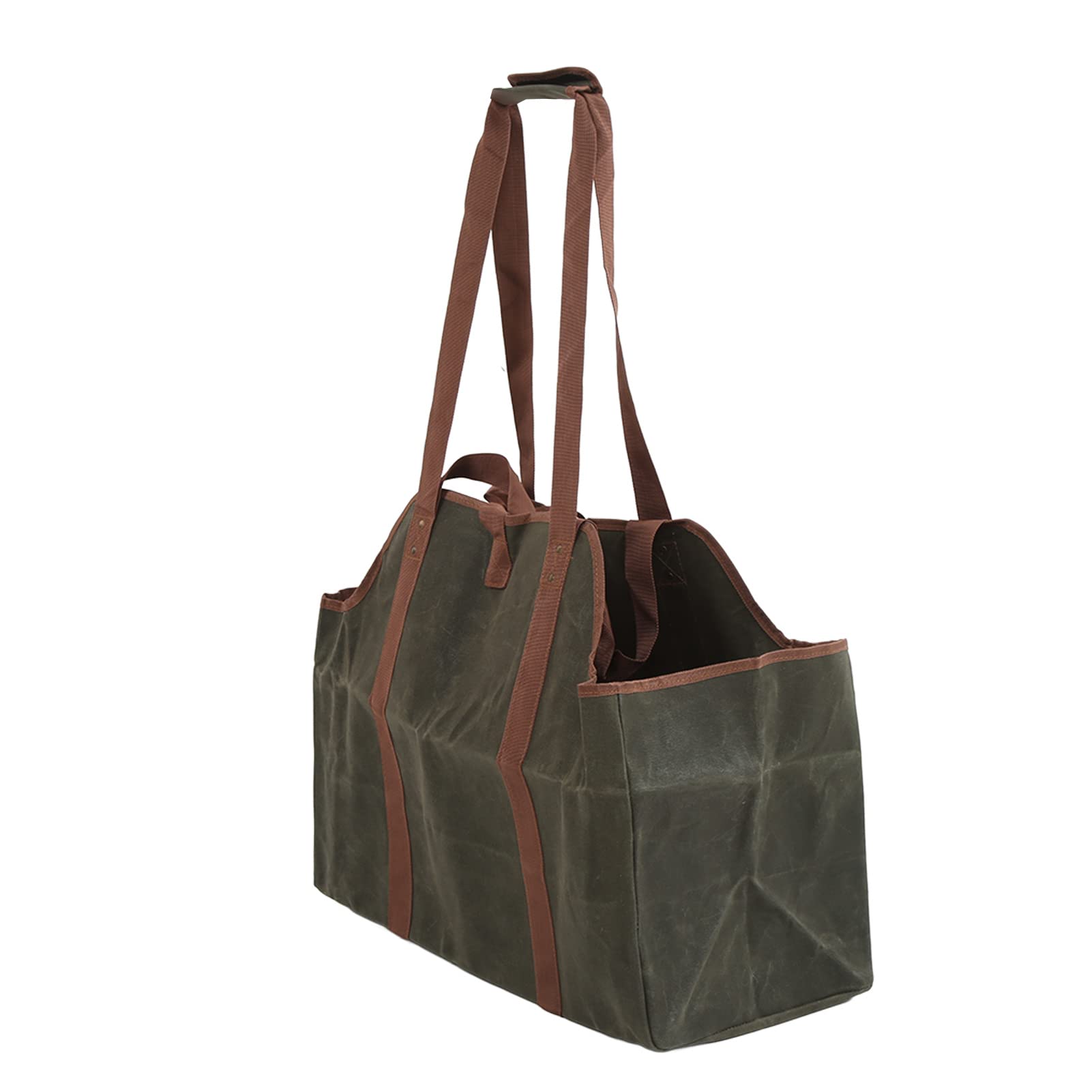 Borsa per Il Trasporto di Legna da ardere in Tela Extra Large, Resistente agli Strappi, Portatile.