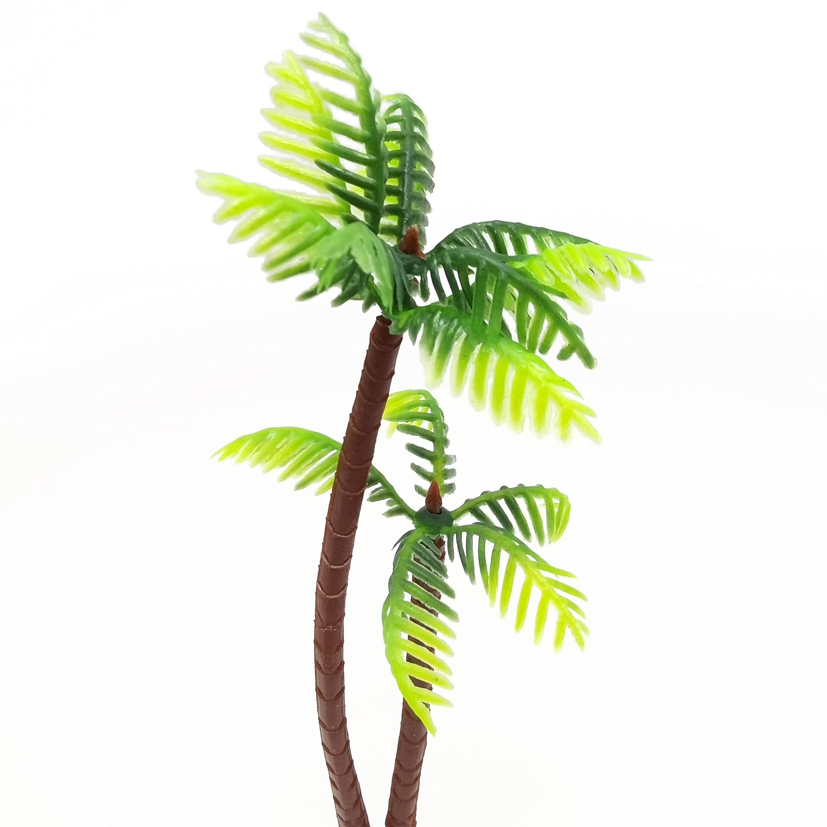 YOOHUA 25PCS Coconut Palm Model Artificial Trees/Cake Topper - Charming Cupcake Topper Scenery Model Scenery Model for Cake Decorations or Building Model Landscape Artificial Plants - Image 4